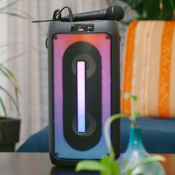 Party Speaker Osio OBT-8020 60W Karaoke - Μαύρο image 12