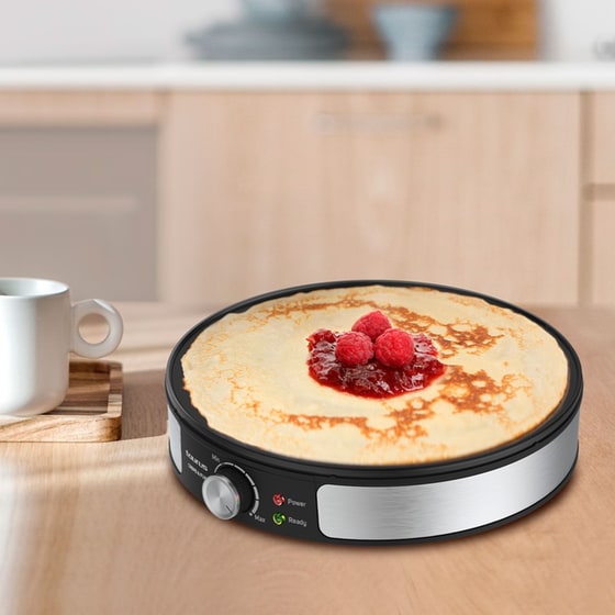 Κρεπιέρα TAURUS CREPE & FUN 1200 W Ασημί image 3