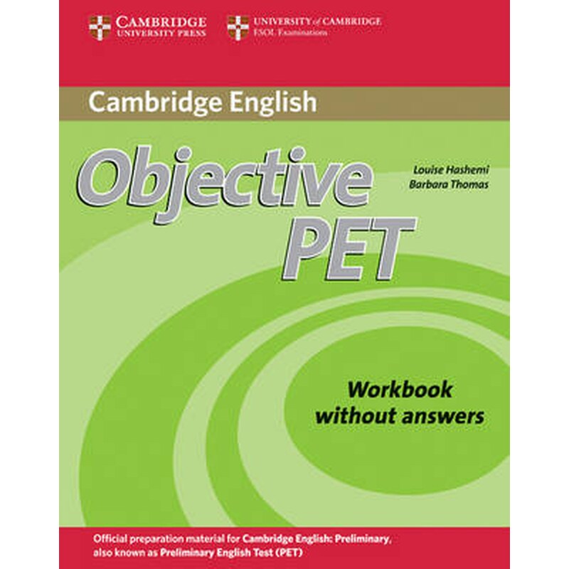 Objective PET Workbook without answers Objective PET Workbook without answers