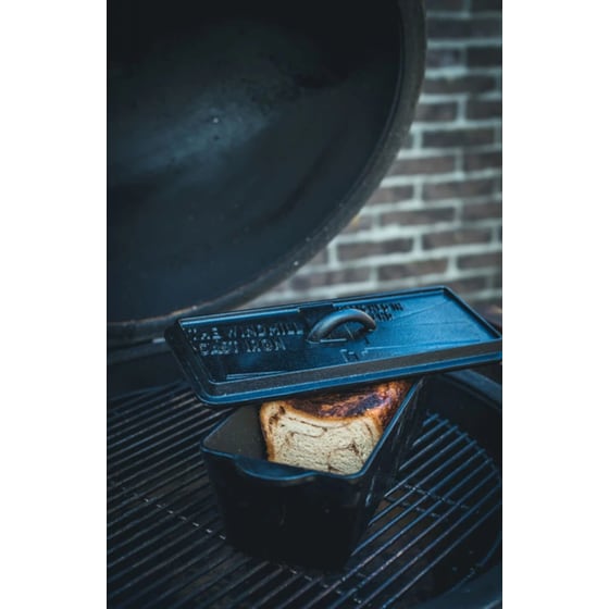 Μαντεμένια Ορθογώνια Γάστρα Dutch Oven THE WINDMILL Loaf 'N Bread TWM033 2.5 L Μαύρο image 4