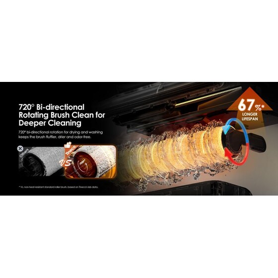 TINECO S7 Stretch Steam Plus 25.2 V 0.7 L Μαύρo Σκούπα Stick image 15