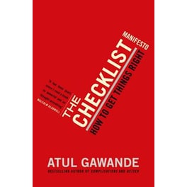 The Checklist Manifesto