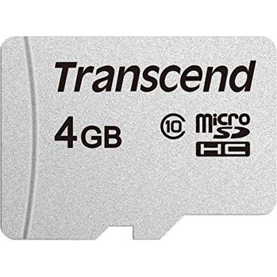 Transcend 300s MicroSD 4 GB Class 10 image 0