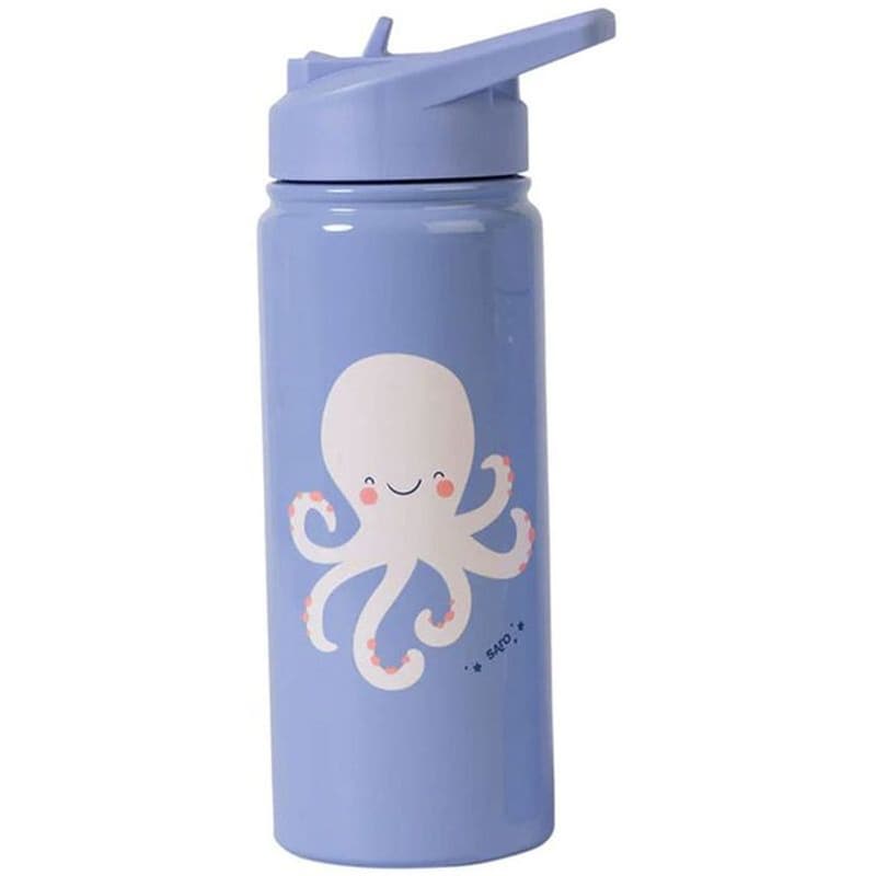SARO Παγούρι Θερμός Saro με Καλαμάκι Sea Friends 500ml