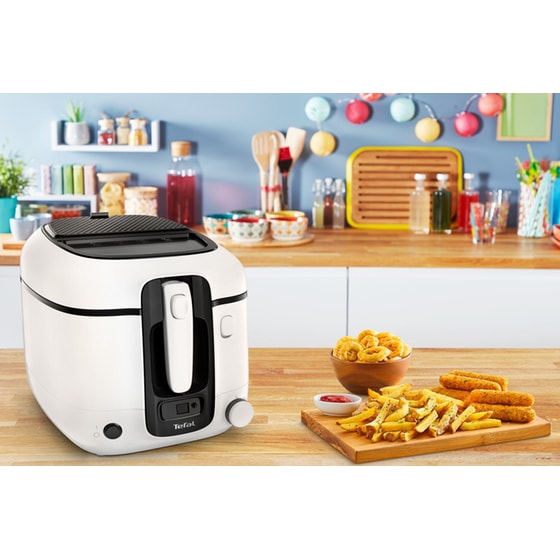 TEFAL Super Uno FR3140 με Αποσπώμενο Κάδο 1800 W 2.2 L - Λευκό Φριτέζα Λαδιού image 3