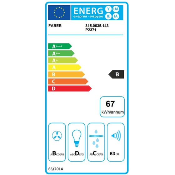 FABER HOOD MAXIMA NG ECO EV8 AM/X A90/2 90 cm Συρόμενος Απορροφητήρας image 2