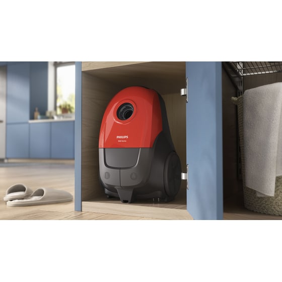 PHILIPS XD1111/10 750 W με Σακούλα 3 L Κόκκινο Ηλεκτρική Σκούπα image 4