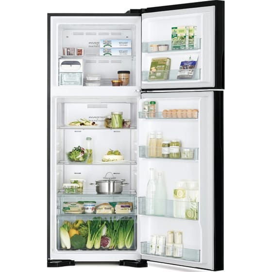 HITACHI R-V541PRU0-1 Total No Frost 450 Lt Inox Δίπορτο Ψυγείο image 3