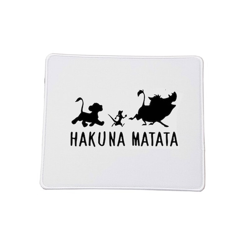 OEM Mousepad Lion King Hakuna Matata No1 Βάση Για Το Ποντίκι Ορθογώνιο 23x20cm Ποιοτικού Υλικού Αντοχής