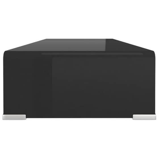 Vidaxl Βάση Τηλεόρασης/οθόνης Μαύρη 80 X 30 X 13 Εκ. Γυάλινη image 4