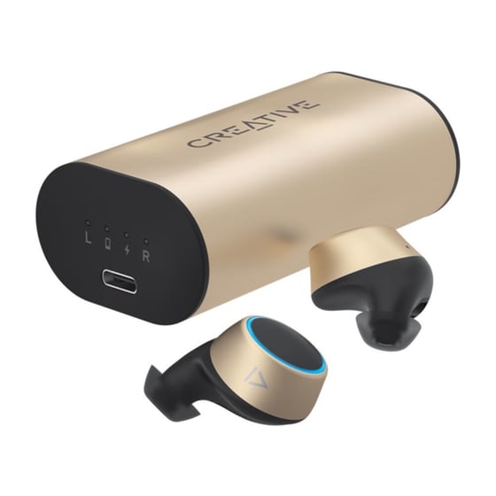 Bluetooth Handsfree Creative Outlier SXFI με Ασύρματη Θήκη - Χρυσό image 3