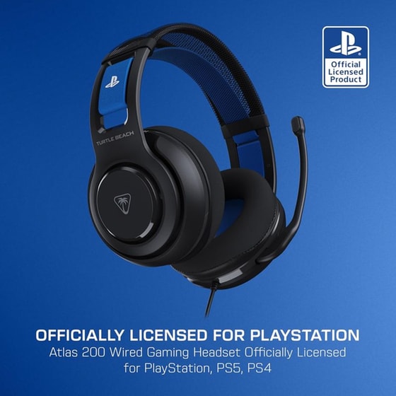 Turtle Beach Atlas 200 Gaming Ενσύρματα Ακουστικά Jack 3.5mm - Μαύρο image 2