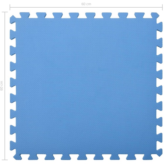 Δάπεδο Γυμναστικής VidaXL από EVA Foam Σετ 6 Τμχ 60x60 cm - Μπλε image 8
