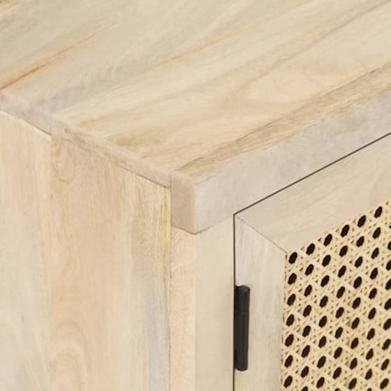 Έπιπλο Τηλεόρασης VidaXL Ξύλο Μάνγκο 120x30x40 cm - Μπεζ image 2