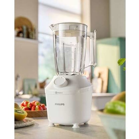 Μπλέντερ PHILIPS HR2041/00 1 L 450 W Λευκό image 2
