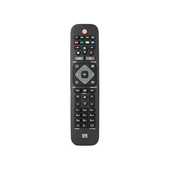 Τηλεχειριστήριο Τηλεόρασης One For All URC 1913 για Philips - Μαύρο image 0