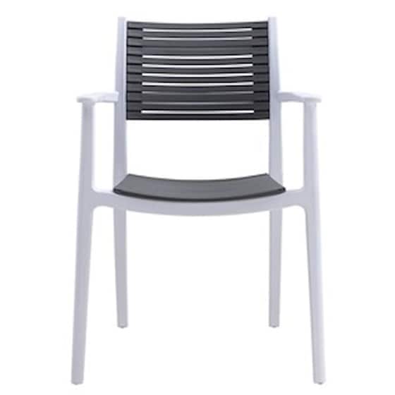 Πολυθρόνα Woodwell Akron Pp C55101 58x54x86cm - Λευκή image 2