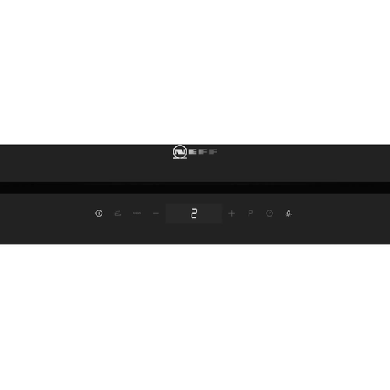Απορροφτήρας Καμινάδα - Τζάκι NEFF D95FMS1G0 90 cm Μαύρο image 3