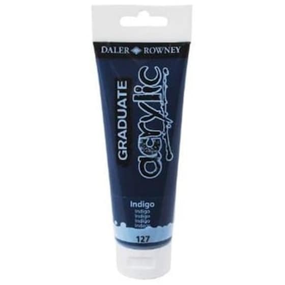 Daler Graduate Acrylic 120ml Indigo image 0