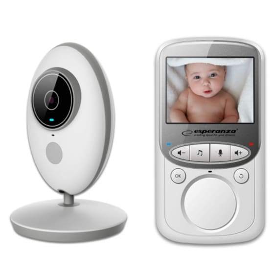 Baby Monitor Esperanza Juan Ehm003 Κάμερας & Ήχου 2.4" - Λευκό/Γκρι image 0
