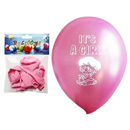 Μπαλόνια  6τεμ It's A Girl 30cm Toymarkt