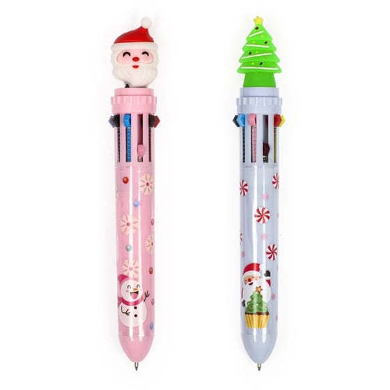 Στυλό Tri-Coastal Xmas 10 Χρώματα (2 Τεμάχια) image 2