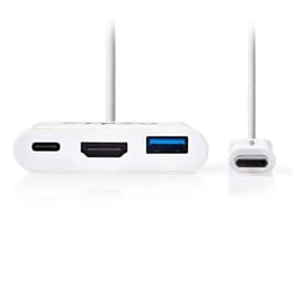 CABLE NEDIS USB C 3.1 T USB A/USB C/HDMI