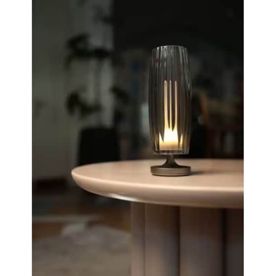 Λάμπα Stylistic Επιτραπέζια L Waves Gun Metal image 5