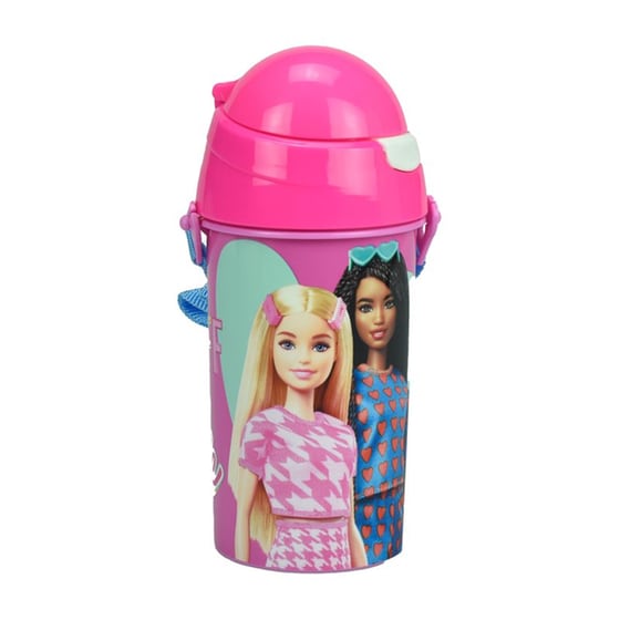 Παγούρι Gim Πλαστικό Fd Barbie Bff 500 ml Ροζ image 0