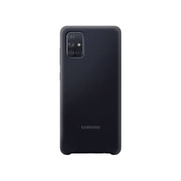 Samsung Galaxy A71 Silicon Back Cover - Μαύρο