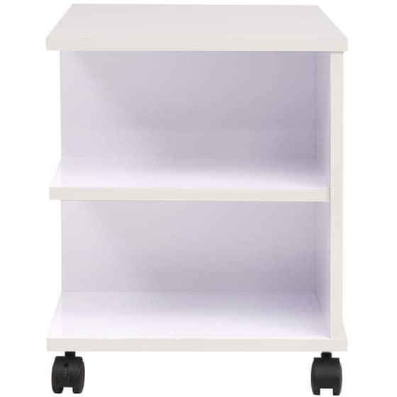 Ραφιέρα με Ροδάκια VidaXL από Ξύλο 50x35x42 cm - Λευκό image 1