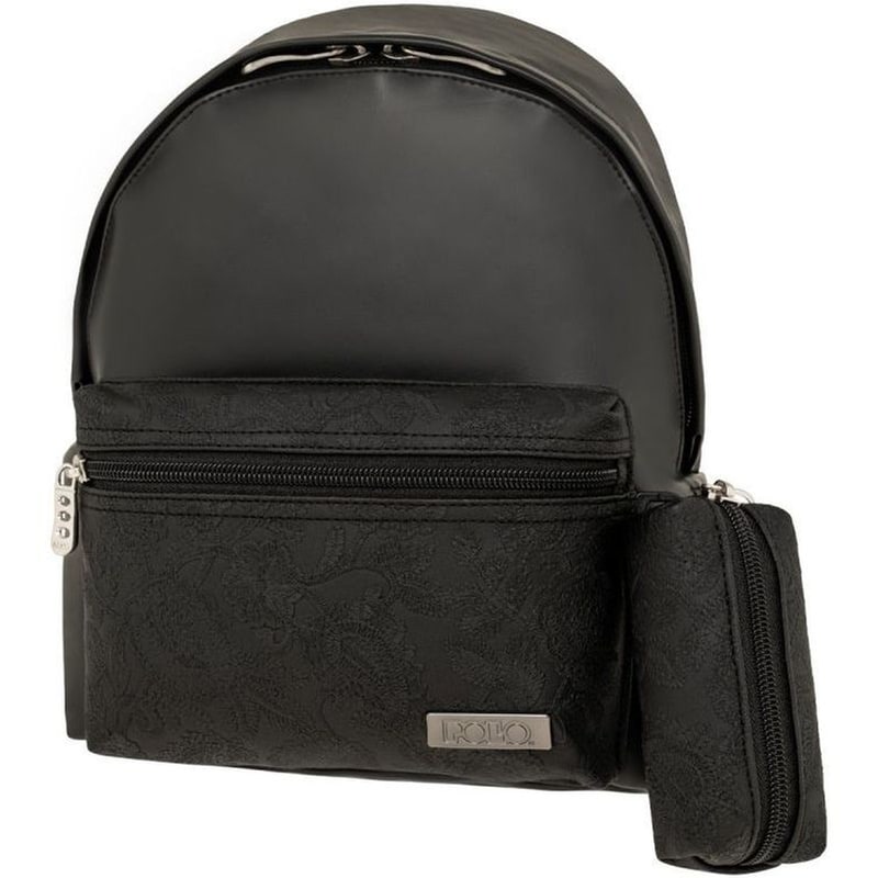 Γυναικεία Τσάντα Πλάτης Polo Mini Dantela Black
