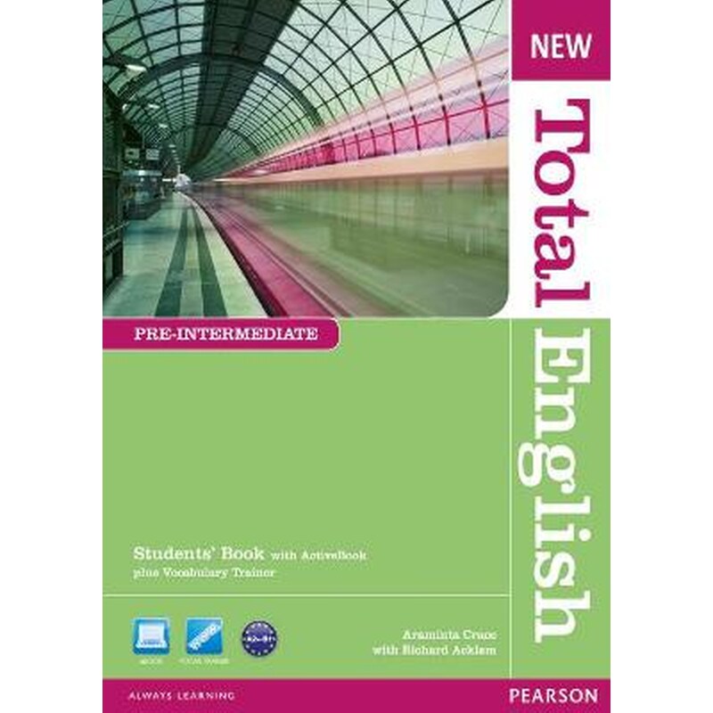 New Total English Pre-Intermediate Students Book with Active Book Pack