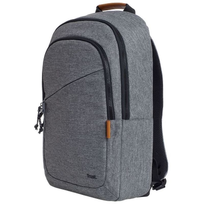 Τσάντα Πλάτης Trust Avana για Laptop 16 Αδιάβροχη - Γκρι