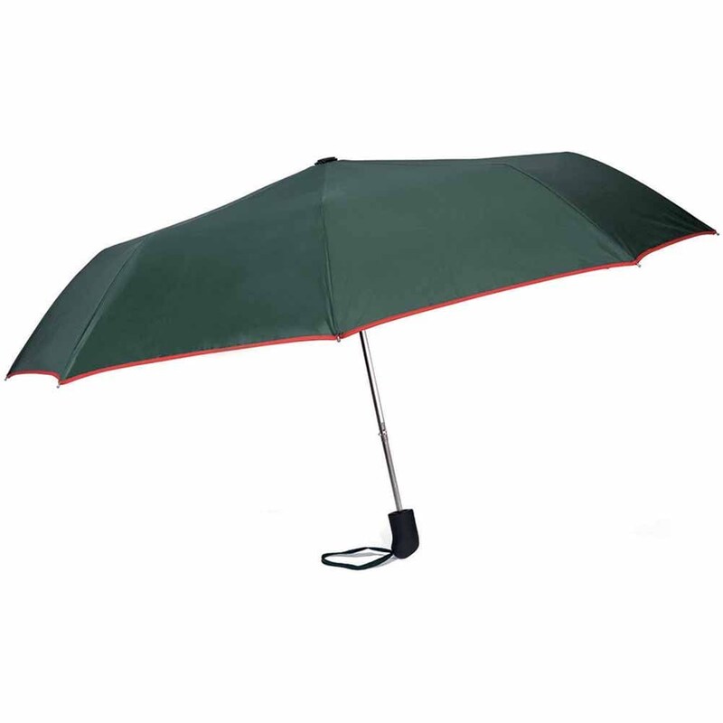 Ομπρέλα Βροχής Benzi Σπαστή Αυτόματη Φ53 Υφασμάτινο Πράσινο
