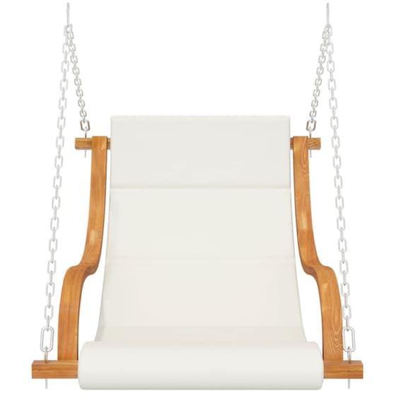 Παγκάκι Κούνια Κήπου Vidaxl με Σκίαστρο 170x110x153cm - Καφέ image 1