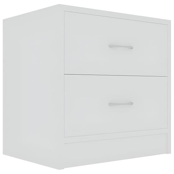 Κομοδίνο Vidaxl Από Μοριοσανίδα 2τμχ 40x30x40 cm - Λευκό image 1