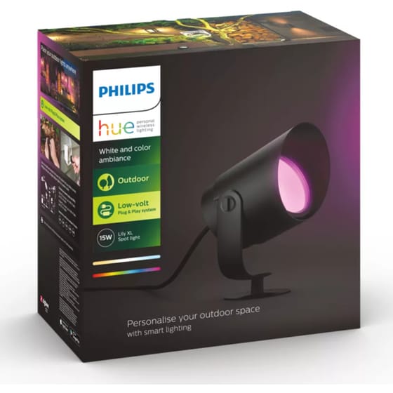 Έξυπνο φωτιστικό σποτ εξωτερικού χώρου Philips Hue Lily XL 15W image 8