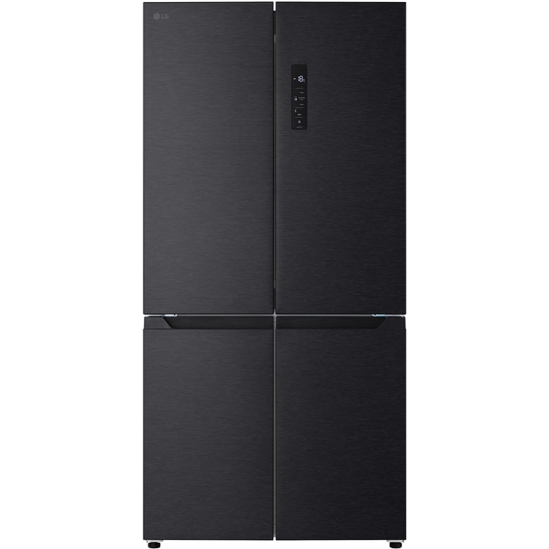 LG GMM42ABBEH Total No Frost 600 Lt Μαύρο Ψυγείο Ντουλάπα