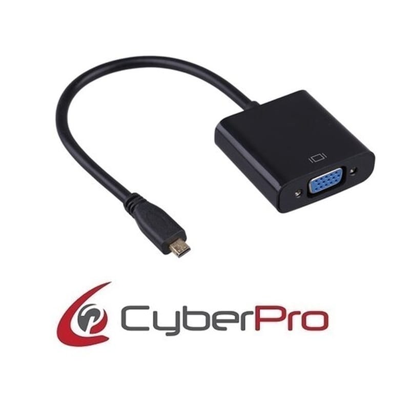 CYBERPRO Cyberpro Cp-mcv10 Converter Micro Hdmi Male - Vga Female