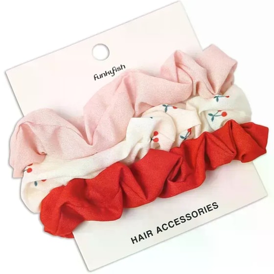 Scrunchies&nbsp;Gim Cherry&nbsp;Blossom (3 Τεμάχια) image 0