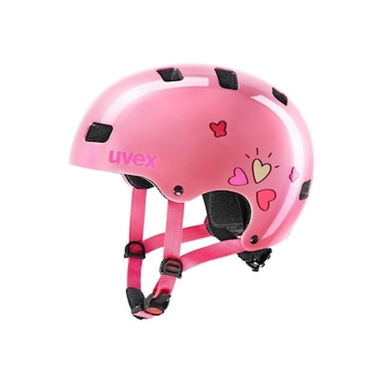 Κράνος Uvex Kid 3 - Pink Heart, Ροζ, (55cm - 58cm) image 0