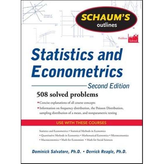 Schaum's Outline of Statistics and Econometrics, Second Edition image 0