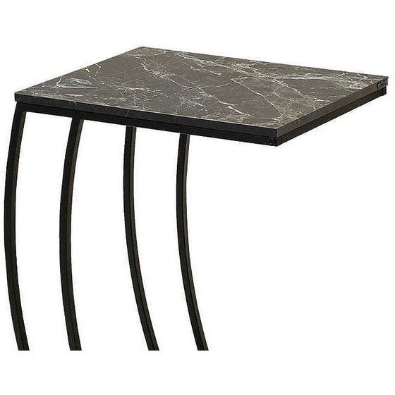 Τραπεζάκι Σαλονιού Spitishop από MDF 50x35x62cm - Μαύρο image 3