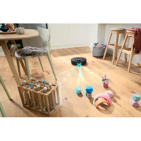 BOSCH SPOTLESS MAX BCRDW3B για Σκούπισμα και Σφουγγάρισμα Μαύρο Σκούπα Ρομπότ image 10