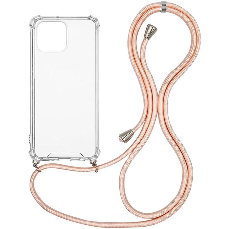 Θήκη Apple iPhone 13 Pro Max - Sonique με Κορδόνι Armor Clear - Ροζ