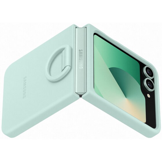 Θήκη Samsung Galaxy Z Flip6 - Samsung Silicone Case - Mint image 4