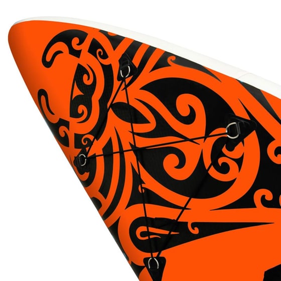 Φουσκωτή Σανίδα SUP VidaXL 305x76 cm - Πορτοκαλί image 5