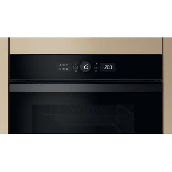 WHIRLPOOL WOI4S8PM2SBA 73 Lt Μαύρο Εντοιχιζόμενος Φούρνος Άνω Πάγκου image 6