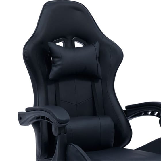 Καρέκλα Γραφείου Gaming William Pakoworld Pu Μαύρο – 275-000013 image 2